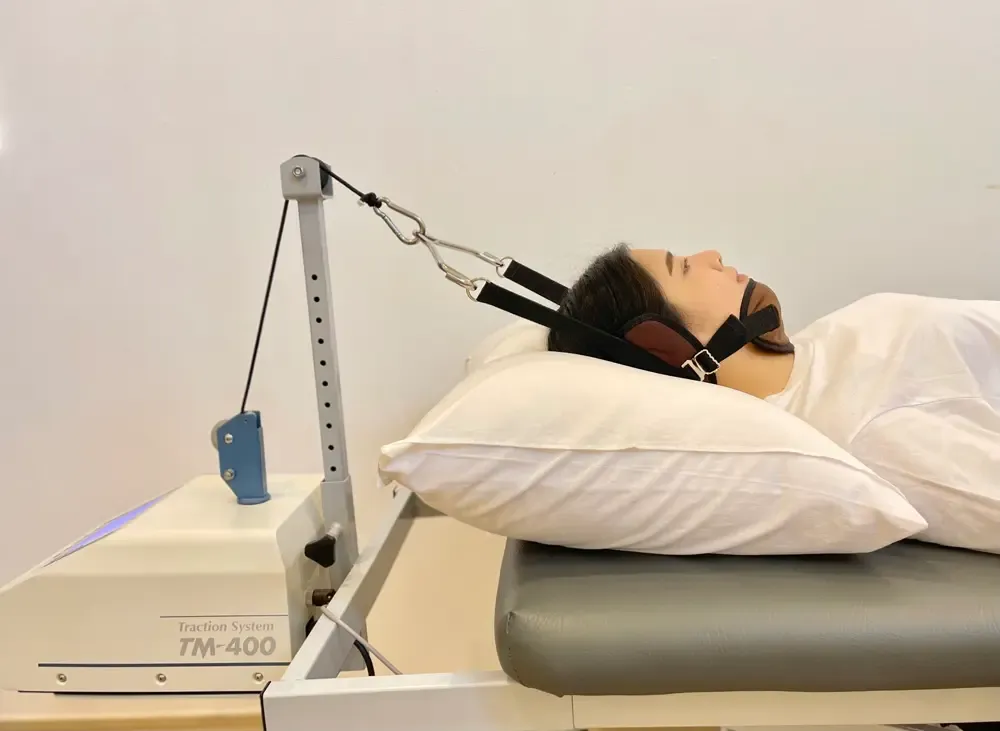 انجام ترکشن برای دیسک گردن